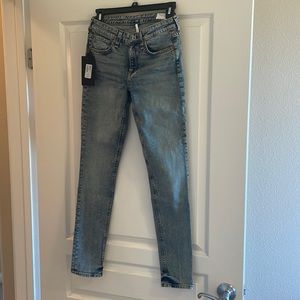 rag & bone Women's Skinny Jeans - Light Blue Wash